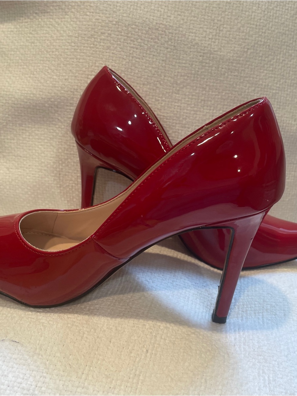 Michaels Red Patent High Heel Pumps